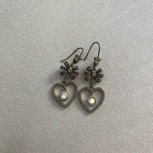 Juicy couture heart earrings